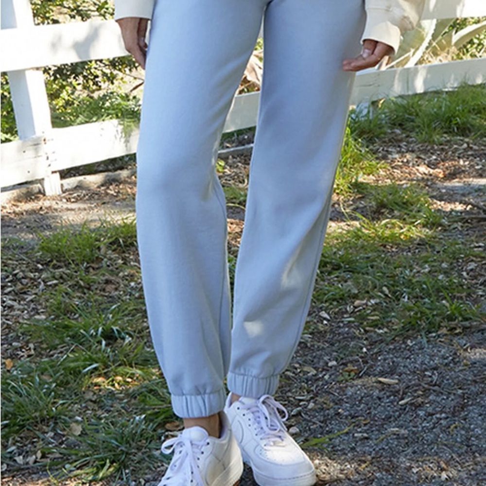 Light Blue Brandy Melville Rosa Sweatpants One Size